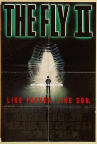 n381 FLY 2 one-sheet movie poster '89 Eric Stoltz, Daphne Zuniga