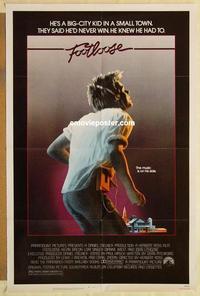 n385 FOOTLOOSE one-sheet movie poster '84 dancin' Kevin Bacon!
