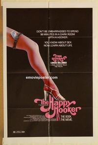 n479 HAPPY HOOKER one-sheet movie poster '75 Redgrave as Xaviera Hollander!