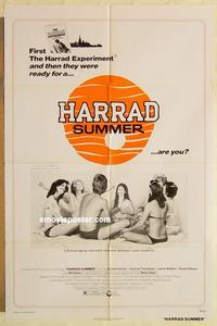 n486 HARRAD SUMMER one-sheet movie poster '74 college sexual freedom!