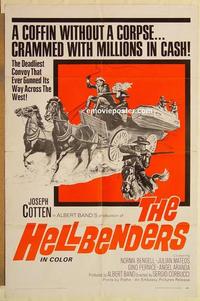 n496 HELLBENDERS one-sheet movie poster '67 Sergio Corbucci, western!