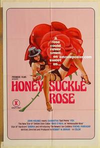 n522 HONEY SUCKLE ROSE one-sheet movie poster '81 Roberta Findlay, Fox
