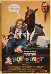 n535 HOT TO TROT one-sheet movie poster '88 Bobcat Goldthwait