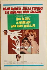 n550 HOW TO SAVE A MARRIAGE one-sheet movie poster '68 Dean Martin