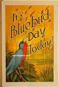 n108 BLUEBIRD STOCK one-sheet movie poster '20s great Morgan stone litho!