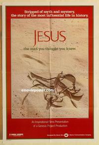 n604 JESUS one-sheet movie poster '79 Brian Deacon as Christ!