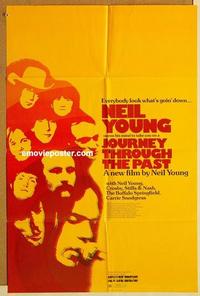 n608 JOURNEY THROUGH THE PAST one-sheet movie poster '73 Neil Young