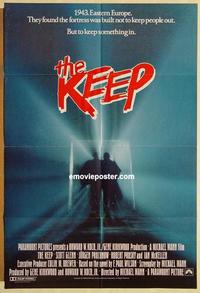 n618 KEEP one-sheet movie poster '83 Michael Mann, Scott Glenn, horror!
