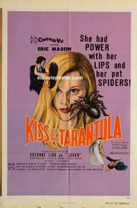 n633 KISS OF THE TARANTULA one-sheet movie poster '75 wild horror image!