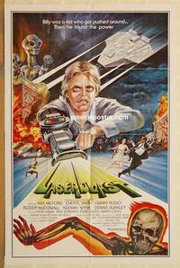 n644 LASERBLAST one-sheet movie poster '78 wild science fiction image!