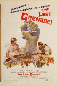 n650 LAST GRENADE one-sheet movie poster '70 cool war artwork image!