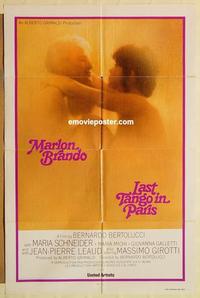 n653 LAST TANGO IN PARIS int'l one-sheet movie poster '73 Marlon Brando
