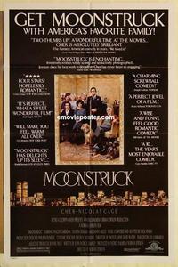 n781 MOONSTRUCK style C one-sheet movie poster '87 Cher, Nicholas Cage