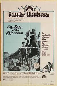 n800 MY SIDE OF THE MOUNTAIN one-sheet movie poster R74 Theodore Bikel