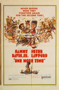 n840 ONE MORE TIME one-sheet movie poster '70 great Jack Davis artwork!