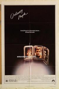 n848 ORDINARY PEOPLE one-sheet movie poster '80 Donald Sutherland