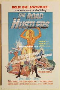 n935 ROAD HUSTLERS one-sheet movie poster '68 Jim Davis, Scott Brady