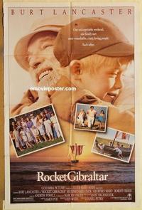 n940 ROCKET GIBRALTAR one-sheet movie poster '88 Burt Lancaster