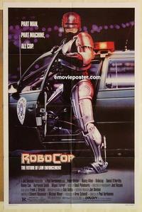 n938 ROBOCOP one-sheet movie poster '87 Paul Verhoeven, classic sci-fi!