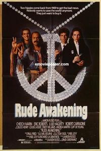 n948 RUDE AWAKENING one-sheet movie poster '89 Cheech Marin, Eric Roberts