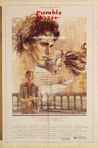 n949 RUMBLE FISH one-sheet movie poster '83 Coppola, Matt Dillon