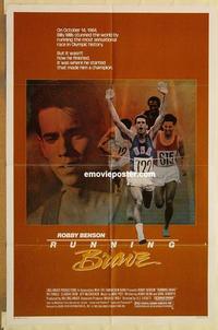 n951 RUNNING BRAVE one-sheet movie poster '83 Robby Benson, Olympics!