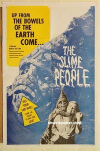 p003 SLIME PEOPLE one-sheet movie poster '63 wild cheesy wacky image!
