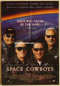p016 SPACE COWBOYS int'l one-sheet movie poster '00 Clint Eastwood