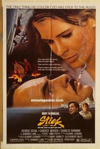 p028 STICK one-sheet movie poster '85 Burt Reynolds, Elmore Lenoard