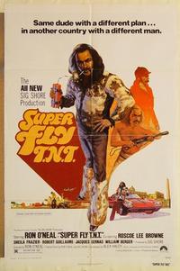 p047 SUPER FLY TNT one-sheet movie poster '73 Ron O'Neal, blaxploitation