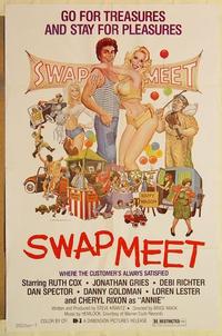 p050 SWAP MEET one-sheet movie poster '79 Ruth Cox, Jonathan Gries
