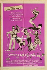 p192 YOU'RE A BIG BOY NOW one-sheet movie poster '67 Francis Ford Coppola