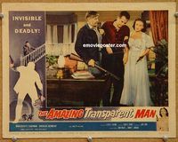 s044 AMAZING TRANSPARENT MAN movie lobby card #8 '59 Marguerite Chapman