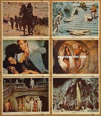 s092 BENEATH THE PLANET OF THE APES 6 movie lobby cards '70 sci-fi!