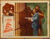 s114 BOWERY BOYS MEET THE MONSTERS movie lobby card '54 Leo Gorcey