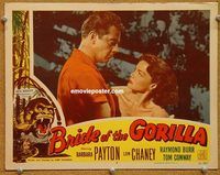 s117 BRIDE OF THE GORILLA movie lobby card #8 '51 Barbara Payton