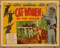 s146 CAT-WOMEN OF THE MOON #2 movie lobby card '53 giant spider attacks!