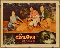 s181 CYCLOPS movie lobby card #5 '57 Talbott, James Craig, Drake