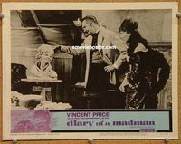 s211 DIARY OF A MADMAN movie lobby card #3 '63 Vincent Price, Le Borg