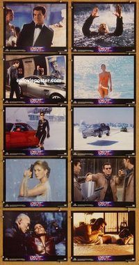 s212 DIE ANOTHER DAY 10 movie lobby cards '02 Brosnan as James Bond!