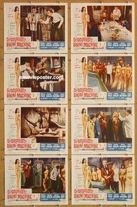 s221 DR GOLDFOOT & THE BIKINI MACHINE 8 movie lobby cards '65 Price