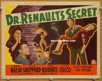 s225 DR RENAULT'S SECRET movie title lobby card '42 J. Carrol Naish, Zucco