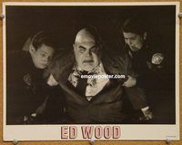 s233 ED WOOD movie lobby card '94 Tim Burton, Tor Johnson scene!