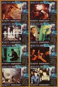 s236 EVENT HORIZON 8 movie lobby cards '97 Laurence Fishburne, Neill