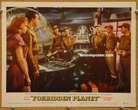 s264 FORBIDDEN PLANET movie lobby card #4 '56 Robby the Robot!