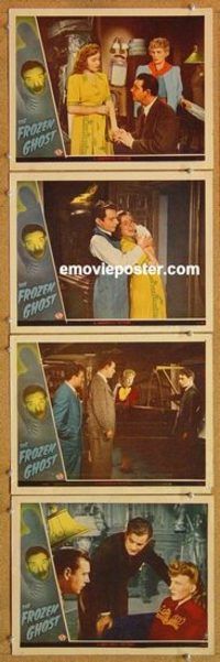 s281 FROZEN GHOST 4 movie lobby cards '44 Lon Chaney Jr, Ankers