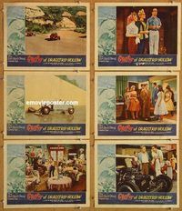 s287 GHOST OF DRAGSTRIP HOLLOW 6 movie lobby cards '59 hot rods!