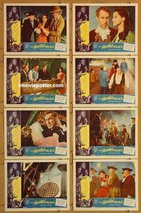 s316 HAUNTED PALACE 8 movie lobby cards '63 Vincent Price, Lon Chaney