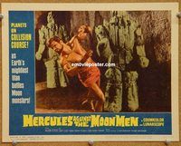 s324 HERCULES AGAINST THE MOON MEN movie lobby card #4 '65 monster!