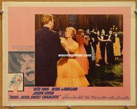 s344 HUSH HUSH SWEET CHARLOTTE movie lobby card #7 '65 dancing Davis!